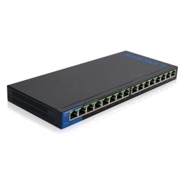 SMB LINKSYS 16-PORT GIGABIT POE SWITCH LGS116P