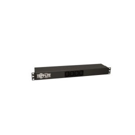 Tripp Lite PDU Monofásico Básico, 1.6-3.8kW, 16/20A 100-240V, 2 Tomacorrientes, Instalación Horizontal 1U en Rack 16/20A 100-24